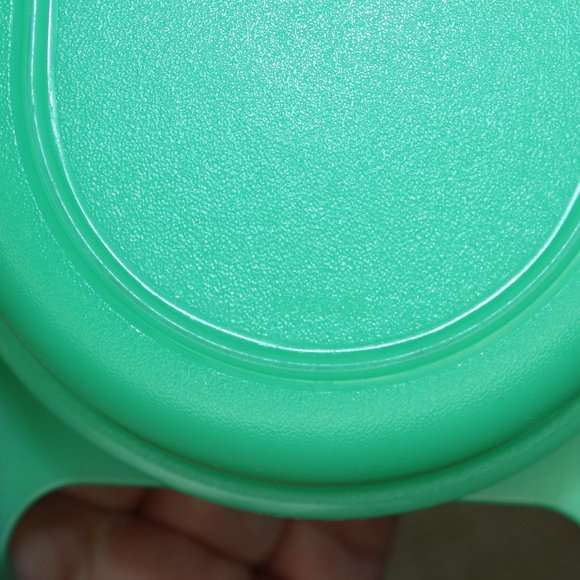 VTG TUPPERWARE JADEITE CHEESE GRATER SHREDDER w/STORAGE KEEPER CONTAINER & LID - Picture 11 of 13